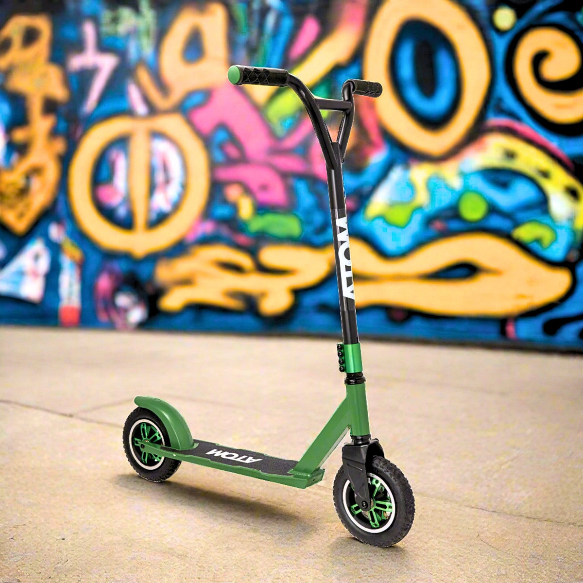 ATOM Dirt Rider Scooter - Green Scooters