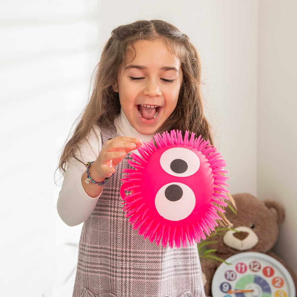 Fluffeez Balls Assorted Sensory toys - 6 Pack Spikey Balls Fidgety Toys Sensory Toys
