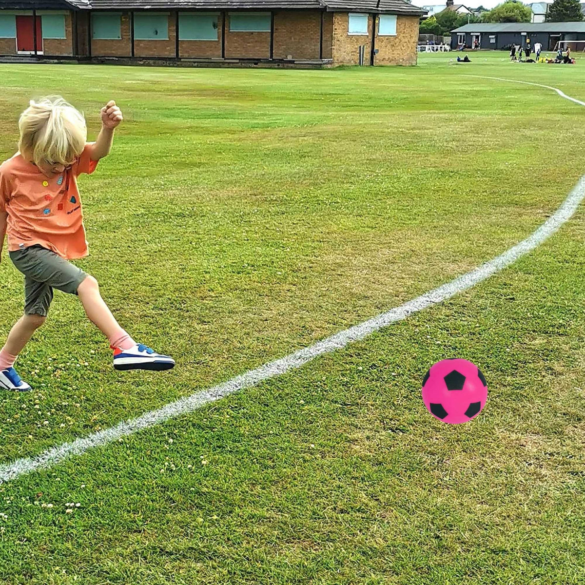 Foam Football Pack Of 12 - Pink