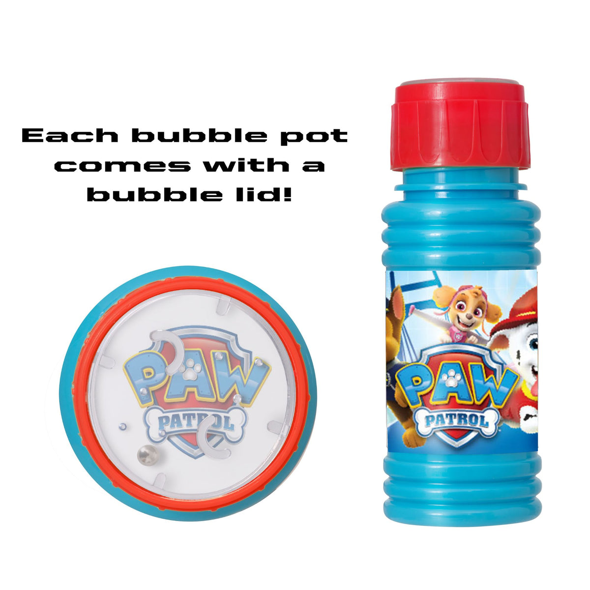 Paw Patrol Bubble 24 Multipack - 59ml, With Maze Game Bubble Toys