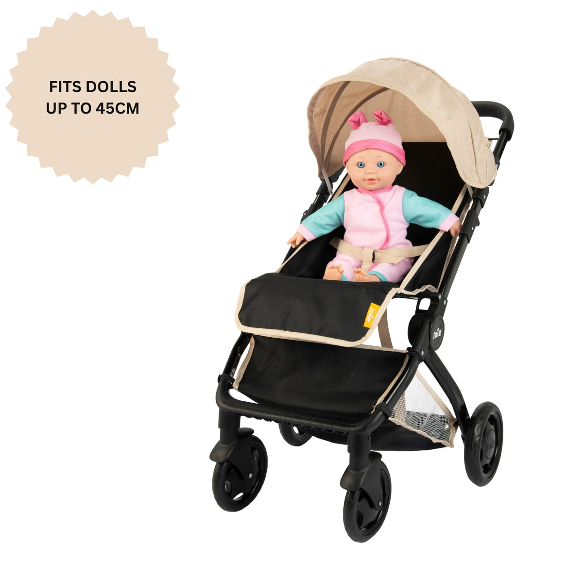 Joie Junior Pact Pram - Stone &amp; Black Prams