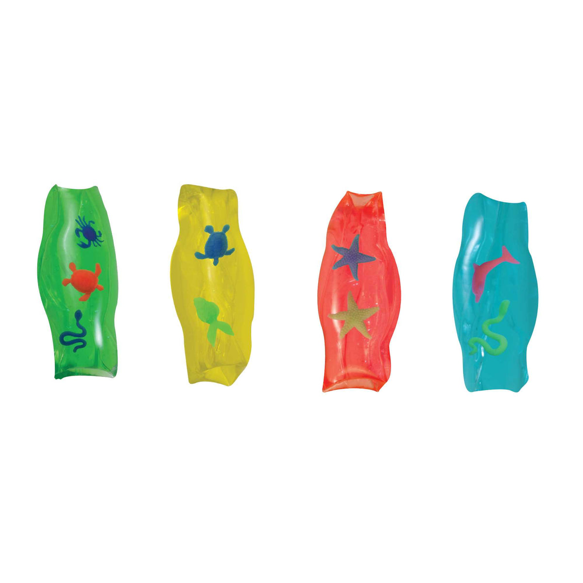 Slippery Snakes Fidget Toys - 4 Pack Assorted Colours Sensory Toys