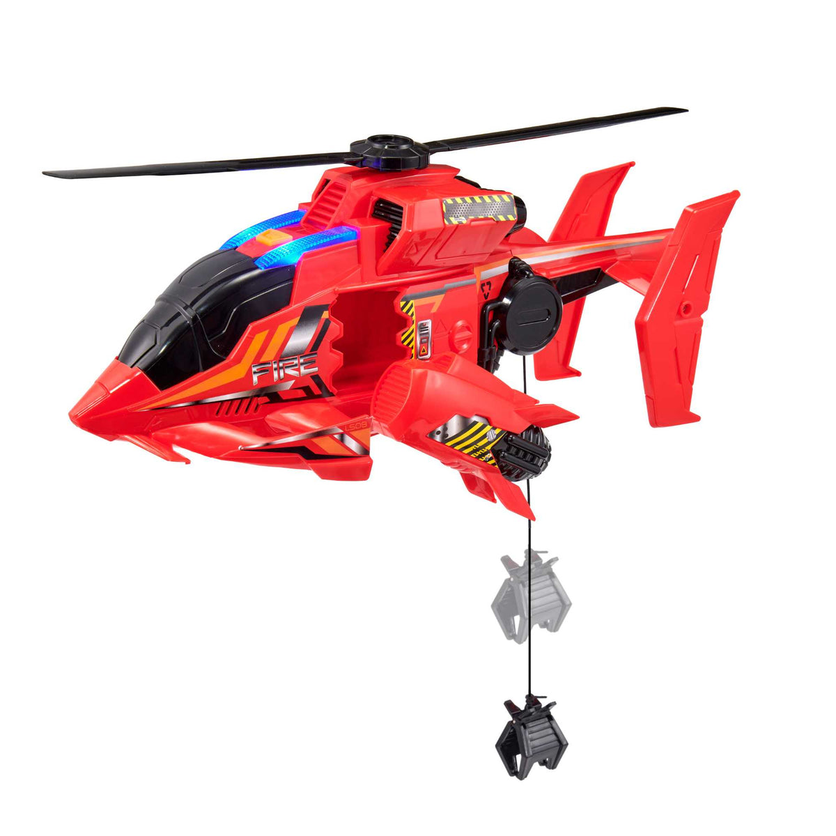Teamsterz Mean Machine Lights &amp; Sounds Fire Rescue Helicopter Helicopters &amp; Planes