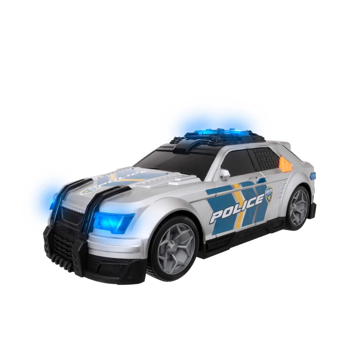 Teamsterz Mighty Machines Light &amp; Sound Police Interceptor Car