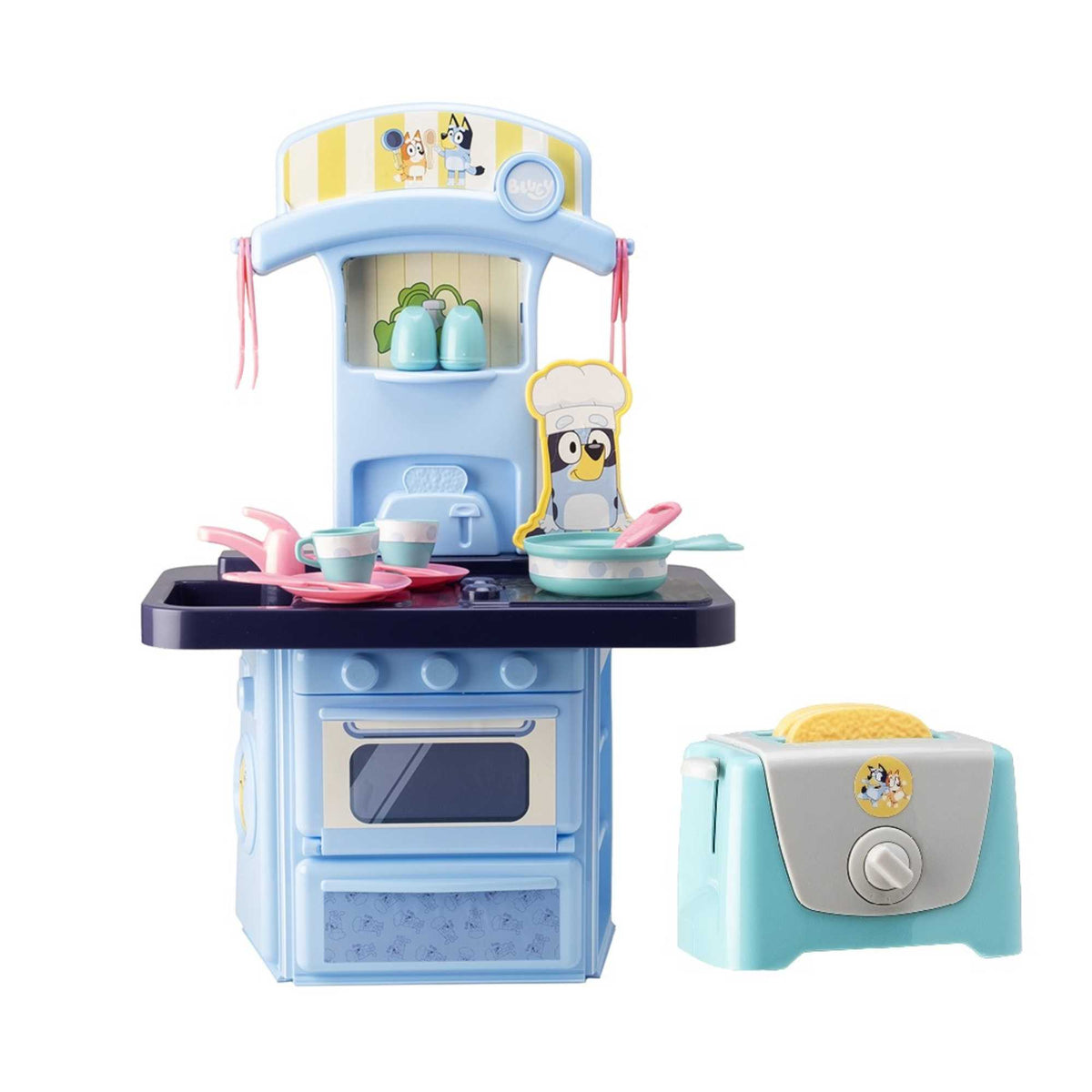 Bluey Mini Kitchen With Toaster / Features 17 Accessories