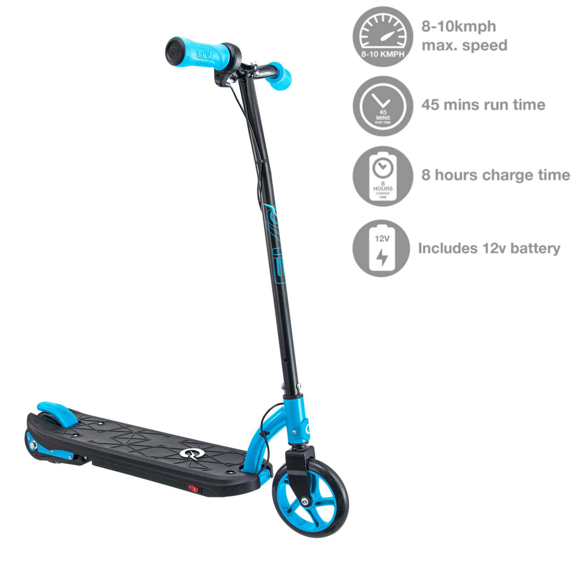 Stylish and sleek Evo Electric Scooter in Teal for kids aged 6 and up, perfect for fun and easy rides