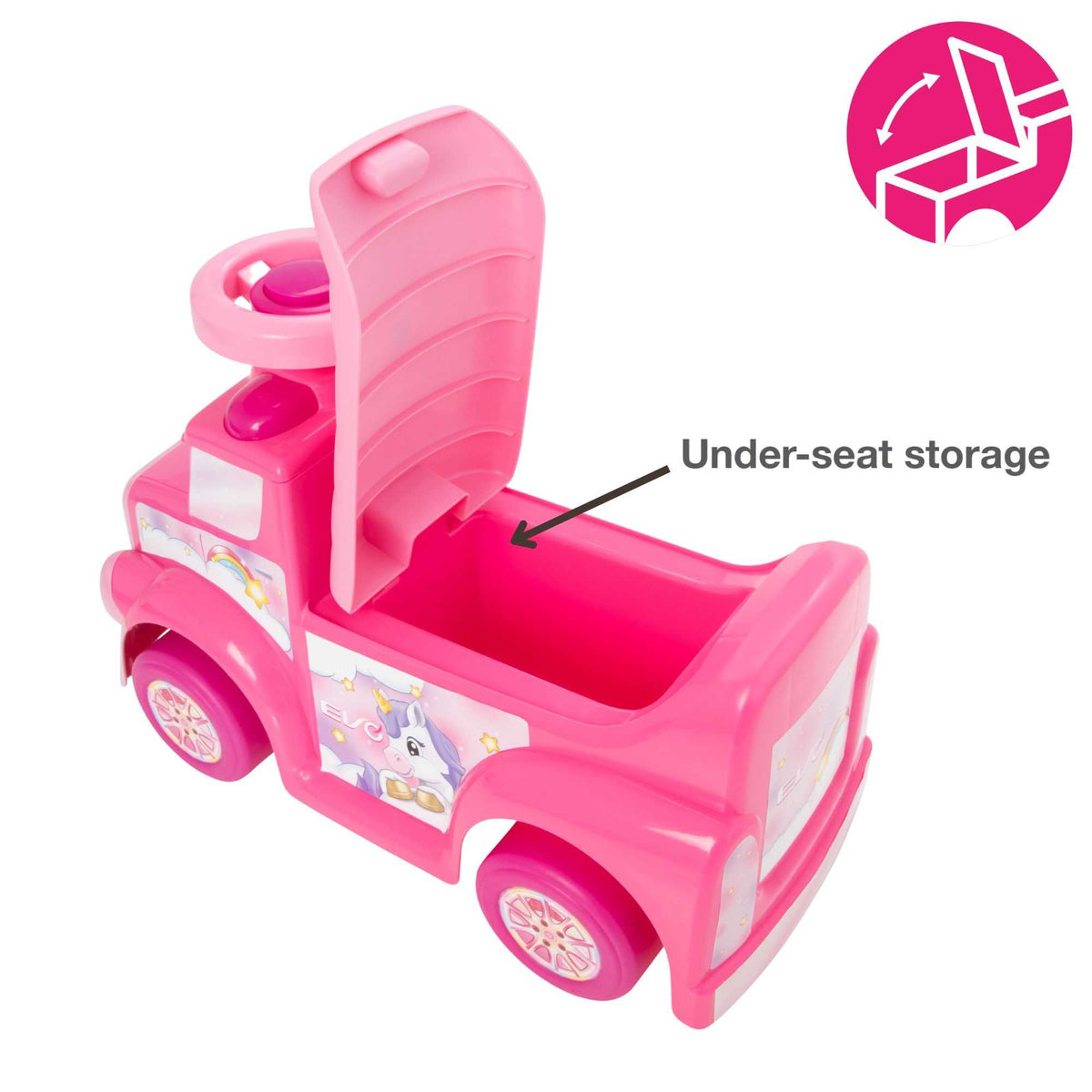 EVO My First Foot-To-Floor Unicorn Car Foot to Floor