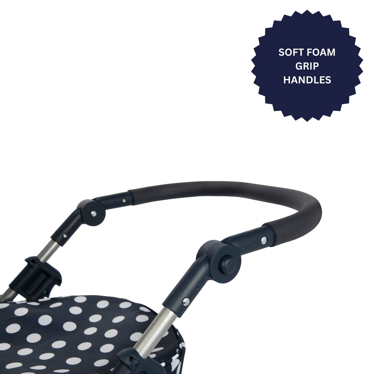 Dolly Tots Cherish Dolls Pram - Navy