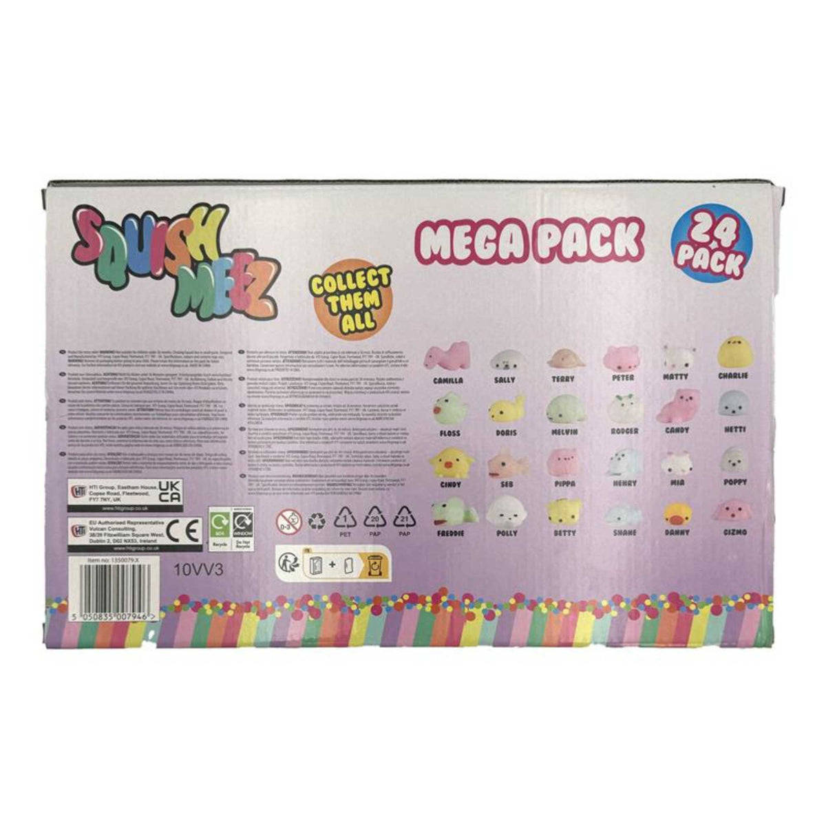 Squish-Meez Mochi Madness Sensory Fidget Toys - 24 Pack Sensory Toys