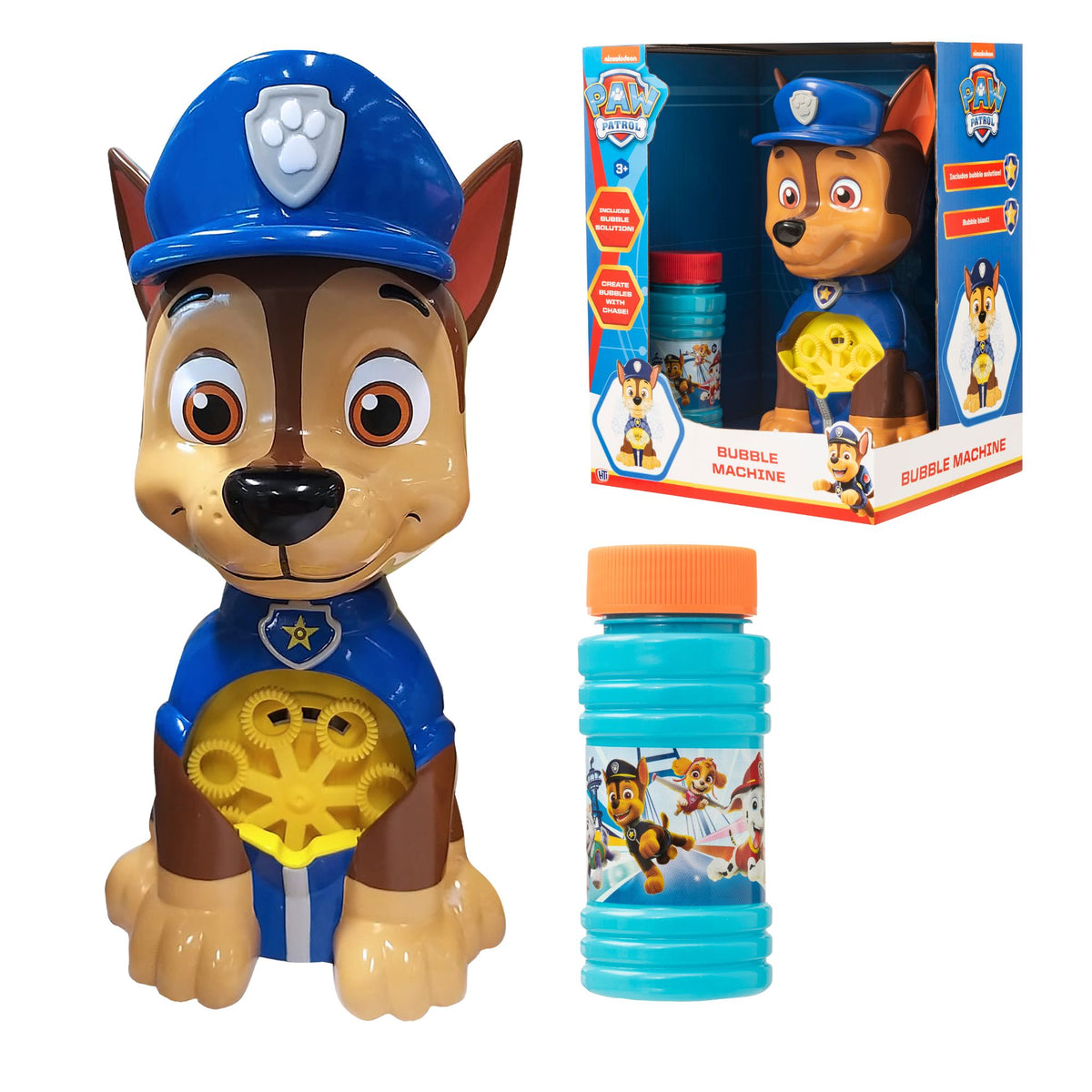 PAW Patrol Chase Bubble Machine Bubble Toys