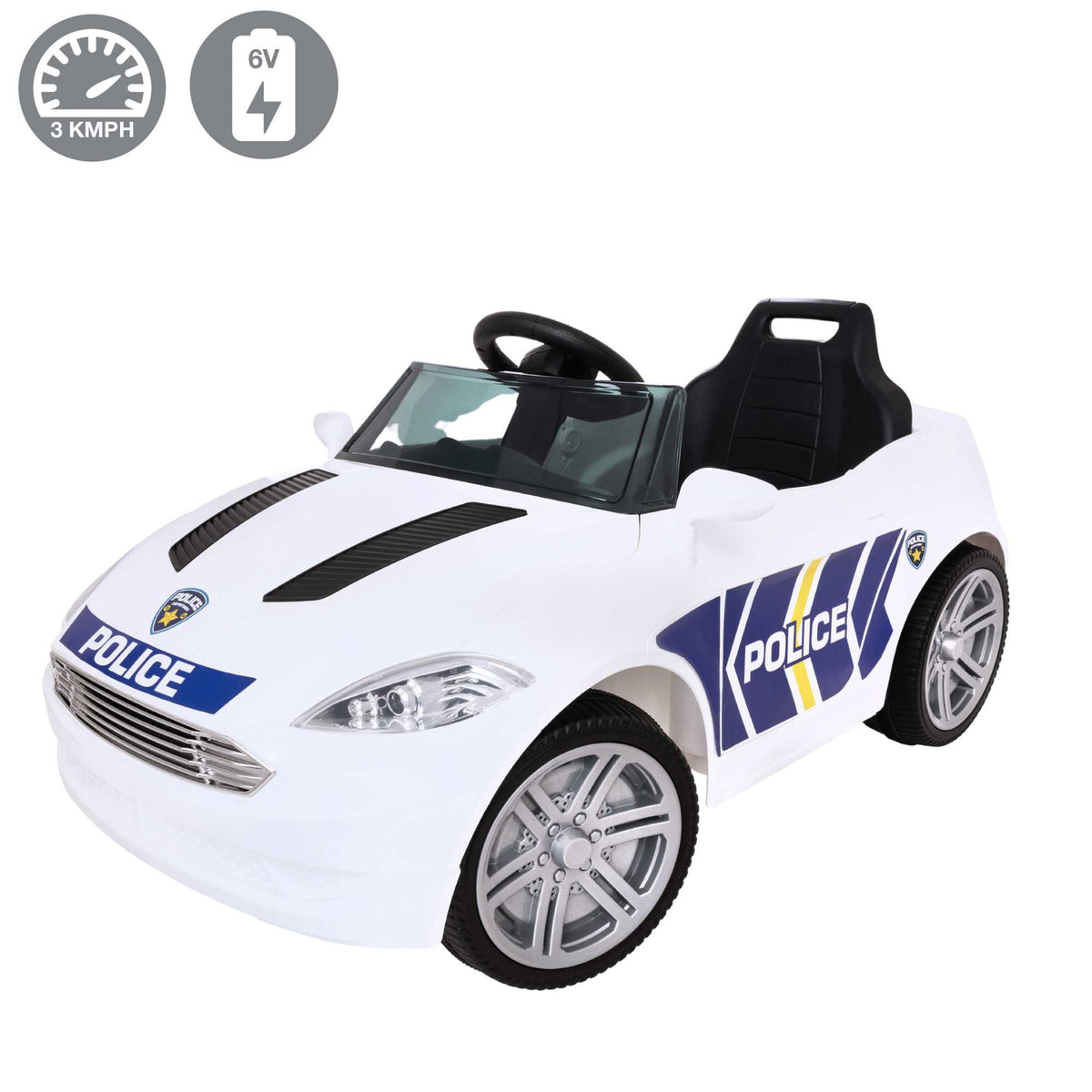 Evo 6V Kids Electric Ride On | Police Car