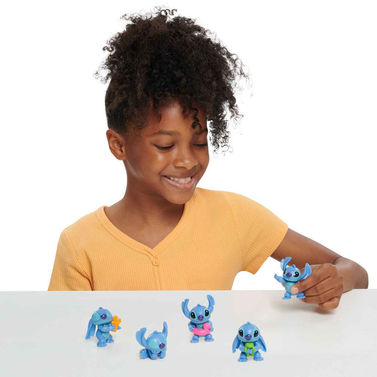 Disney Stitch Collectible 2.5&quot; Figures - 5 Pack Play Figures