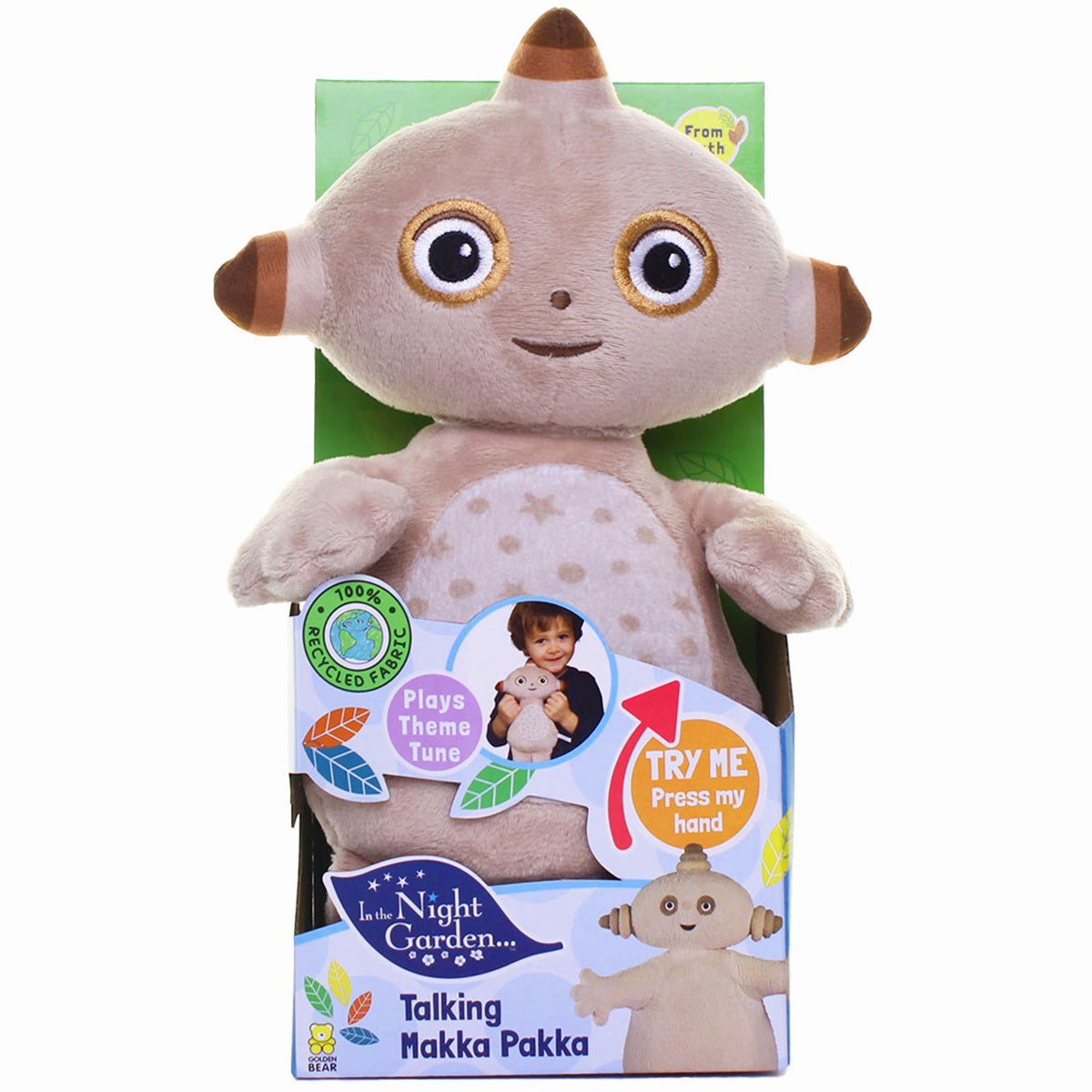 In the Night Garden Talking Makka Pakka 28cm Soft Toy