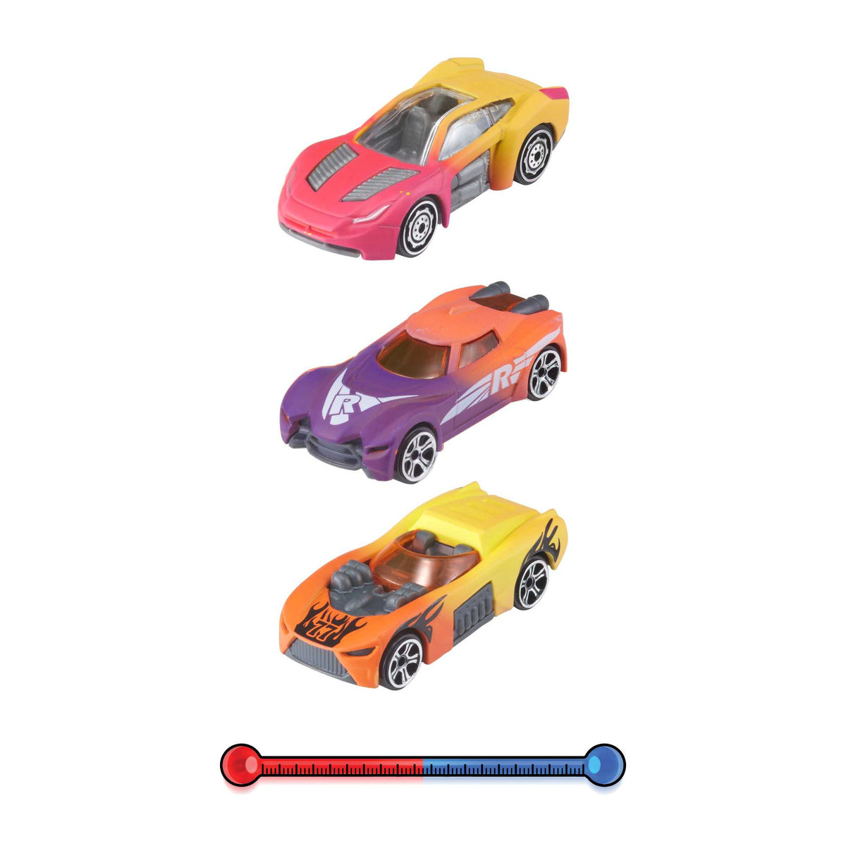 Teamsterz 3 Pack of Colour Changing Cars, featuring cars that change color with water, perfect for kids&#39; imaginative play and educational fun.