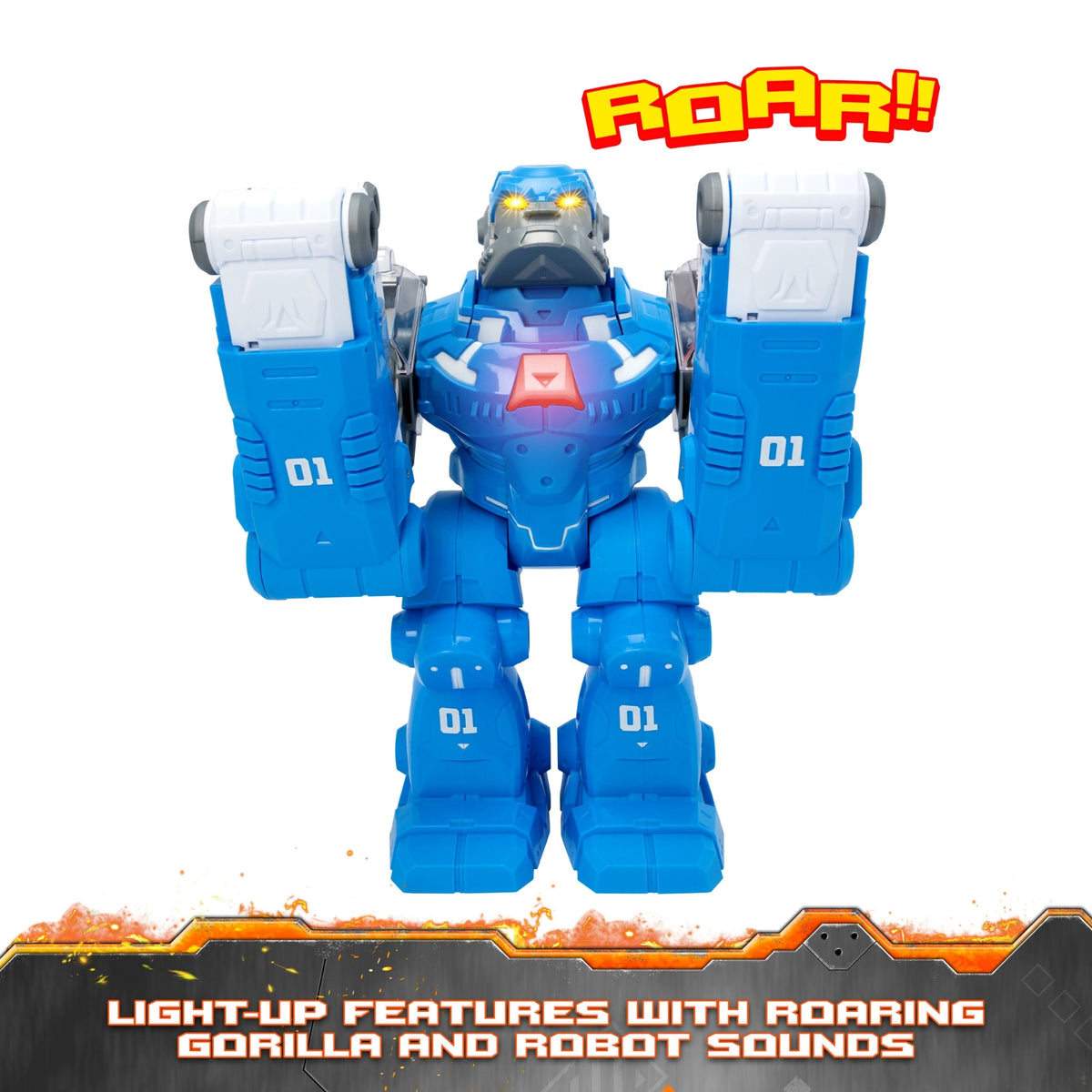 Teamsterz Robo Wreckers Gorilla Slam Playset - Includes Die-Cast Car Cars &amp; Transporters