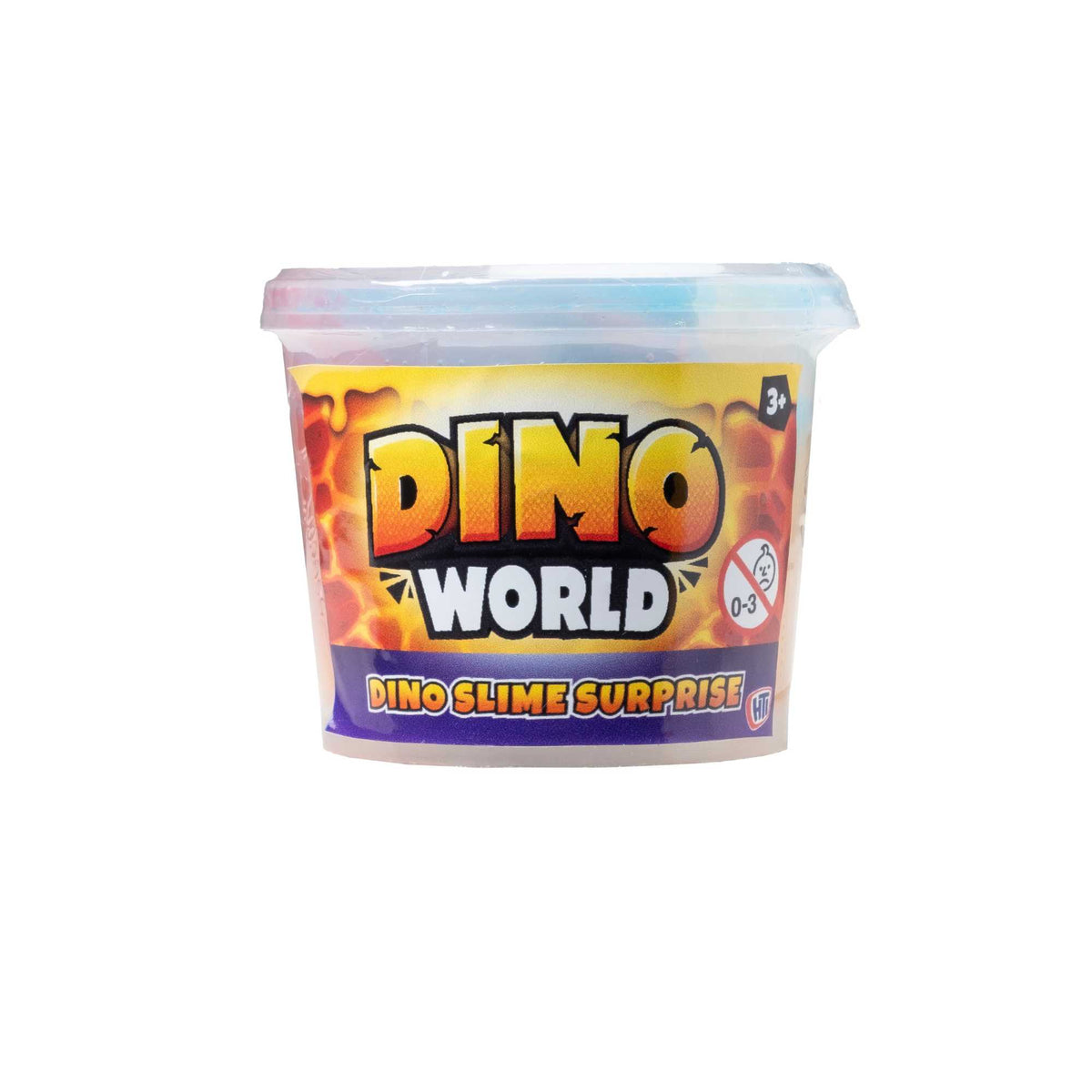 Dino World Dino Slime Surprise (CDU of 12) - Fun unboxing experience with collectible dinosaur figures hidden in stretchy slime, perfect for kids&#39; parties and gifts.