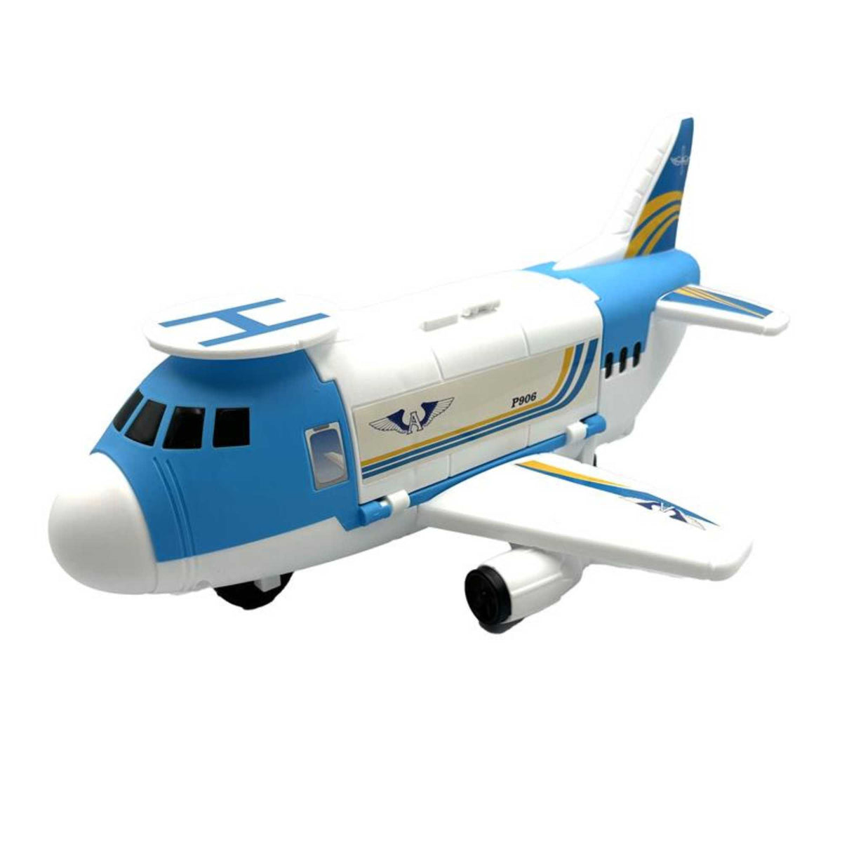 Teamsterz Aeroplane Transporter - Includes 16 Accessories Helicopters &amp; Planes