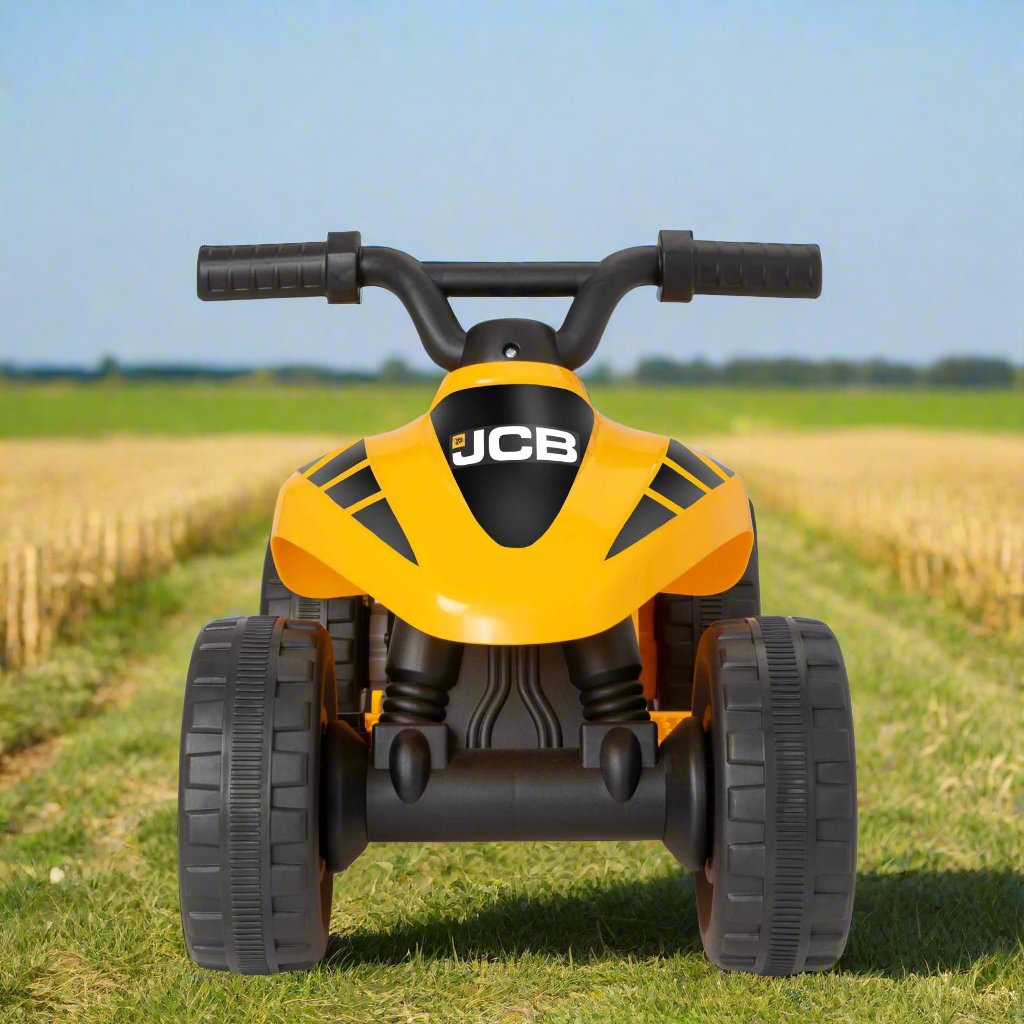 JCB Battery Operated Mini Quad Ride-On With Trailer Electric Ride Ons