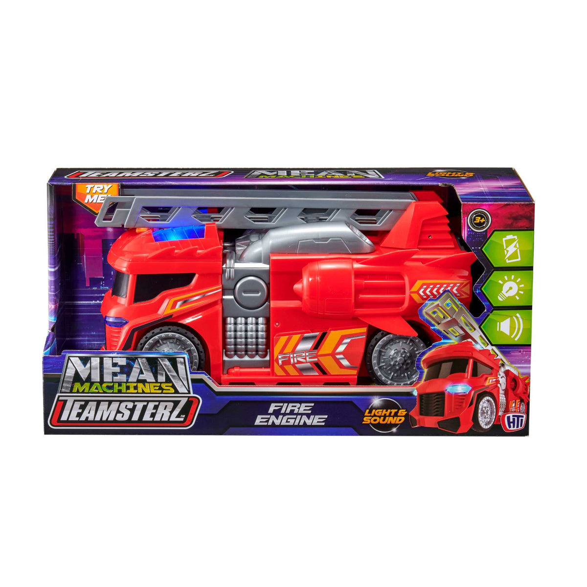 Teamsterz Mean Machines Light And Sound Fire Engine