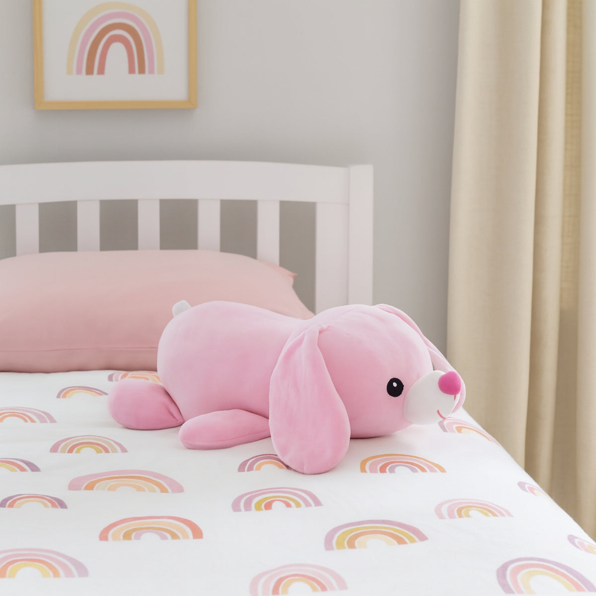 Cosy Cuddles Animal Plush Cushion - Bunny Rabbit Soft Toys