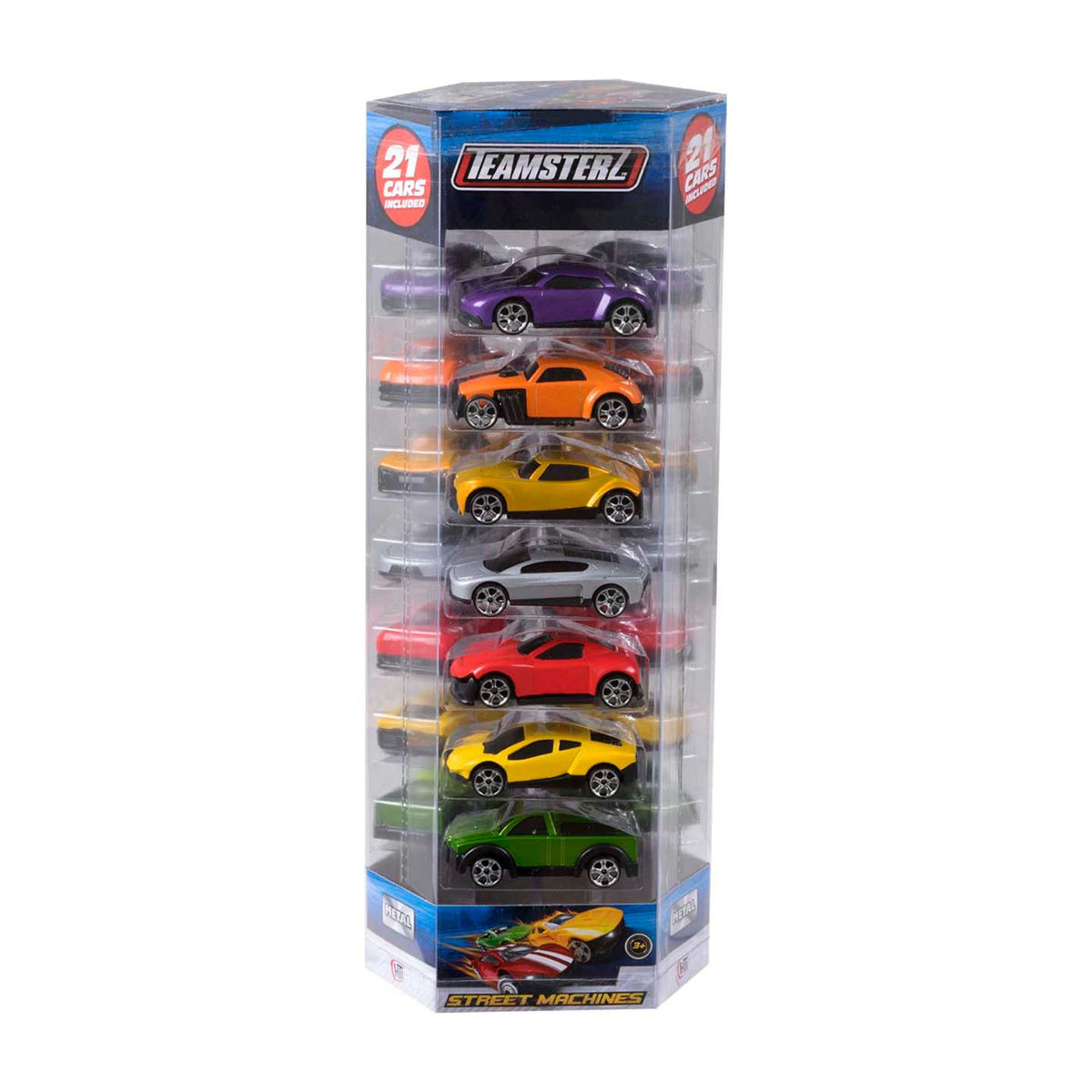 Teamsterz Metro City 5 Level Tower Garage + Street Machine 20 Toy Car Multipack Bundle