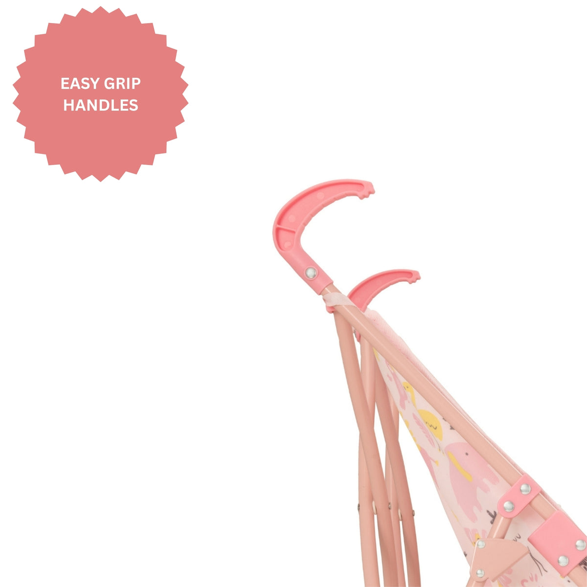 BabyBoo Twin Dolls Stroller - Pink Jungle Pushchairs