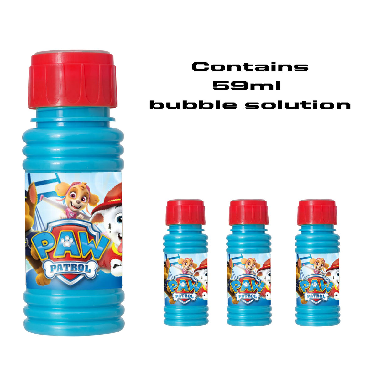 Paw Patrol Bubble 24 Multipack - 59ml, With Maze Game Bubble Toys