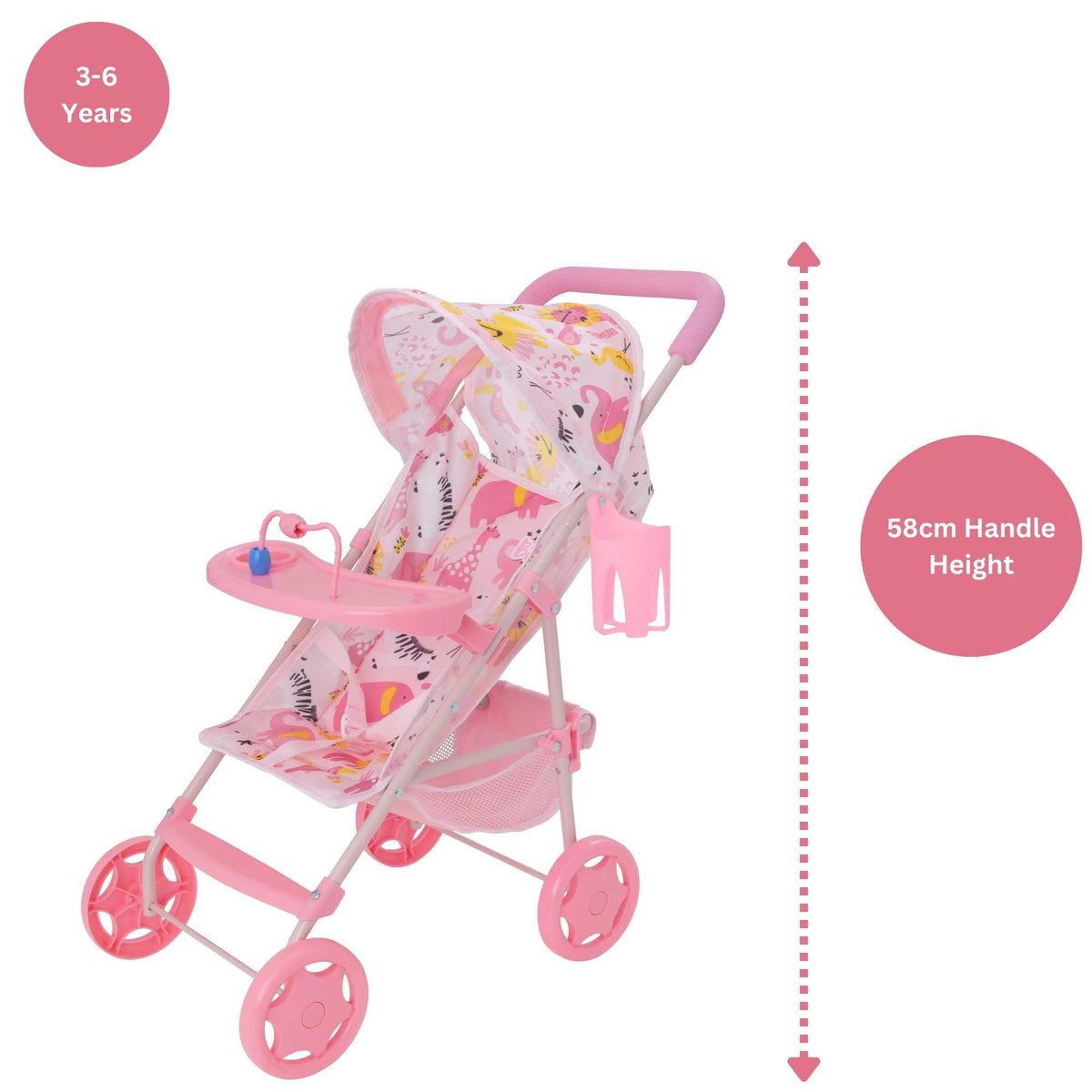 BabyBoo Jungle Playtime Dolls Pushchair Pushchairs