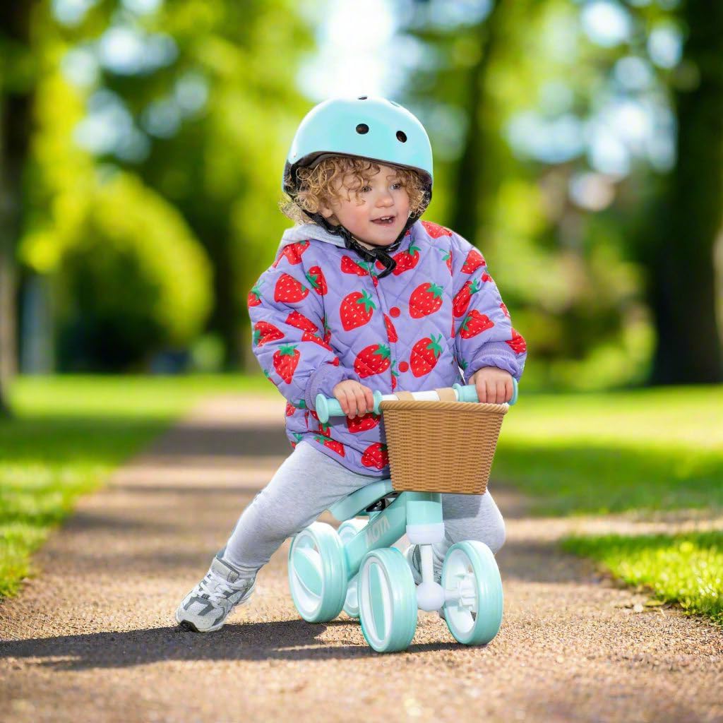 Atom Bobble Bike With Basket - Mint Green