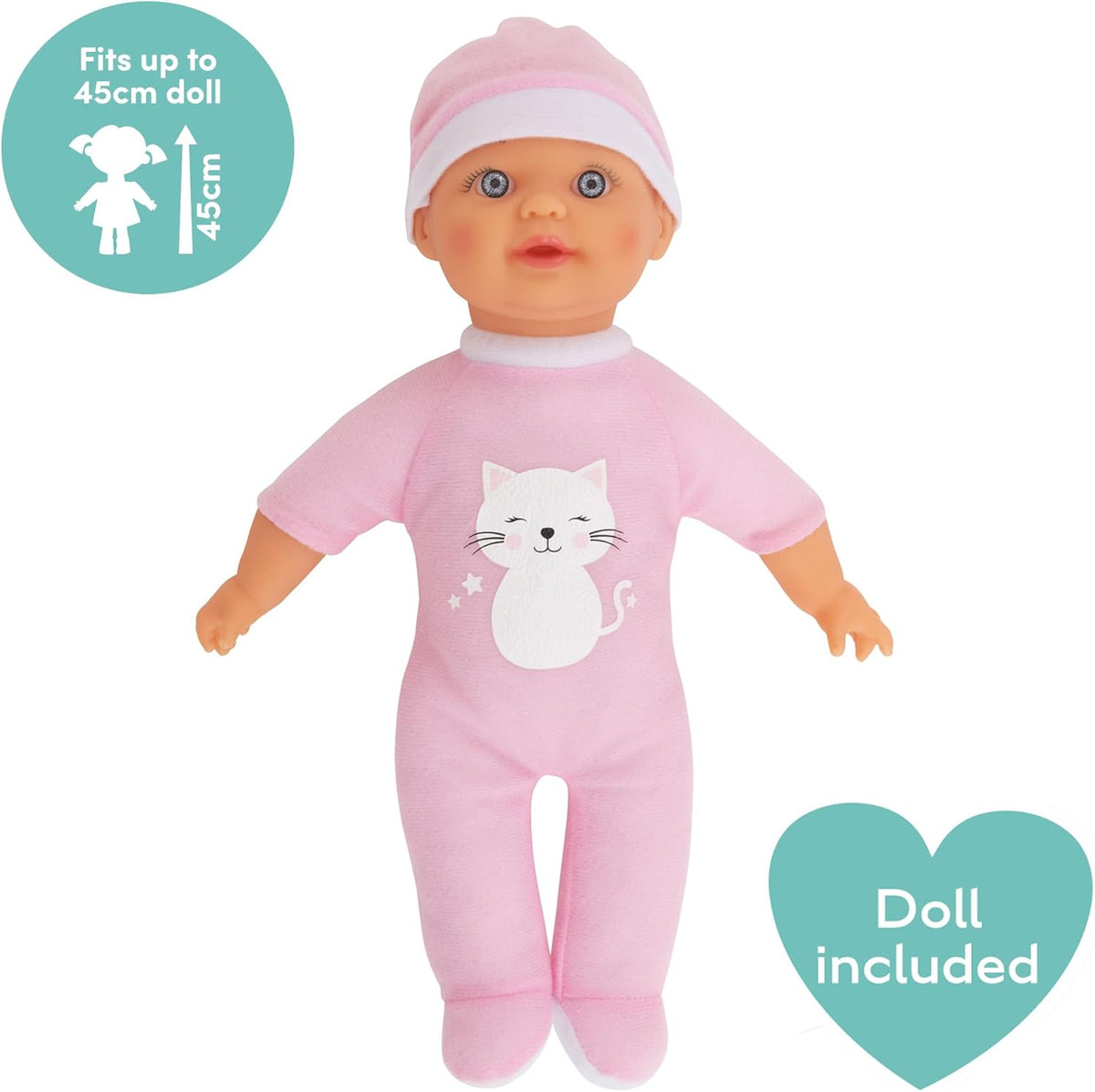Dolly Tots Dolls Stroller - Includes Doll Pushchairs