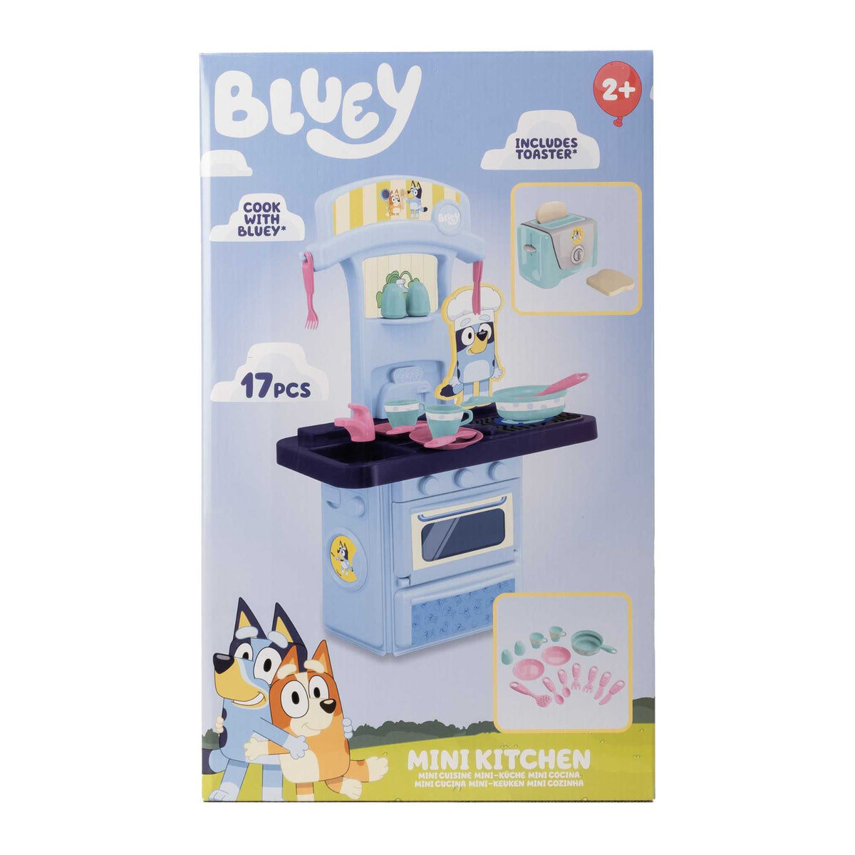 Bluey Mini Kitchen With Toaster / Features 17 Accessories