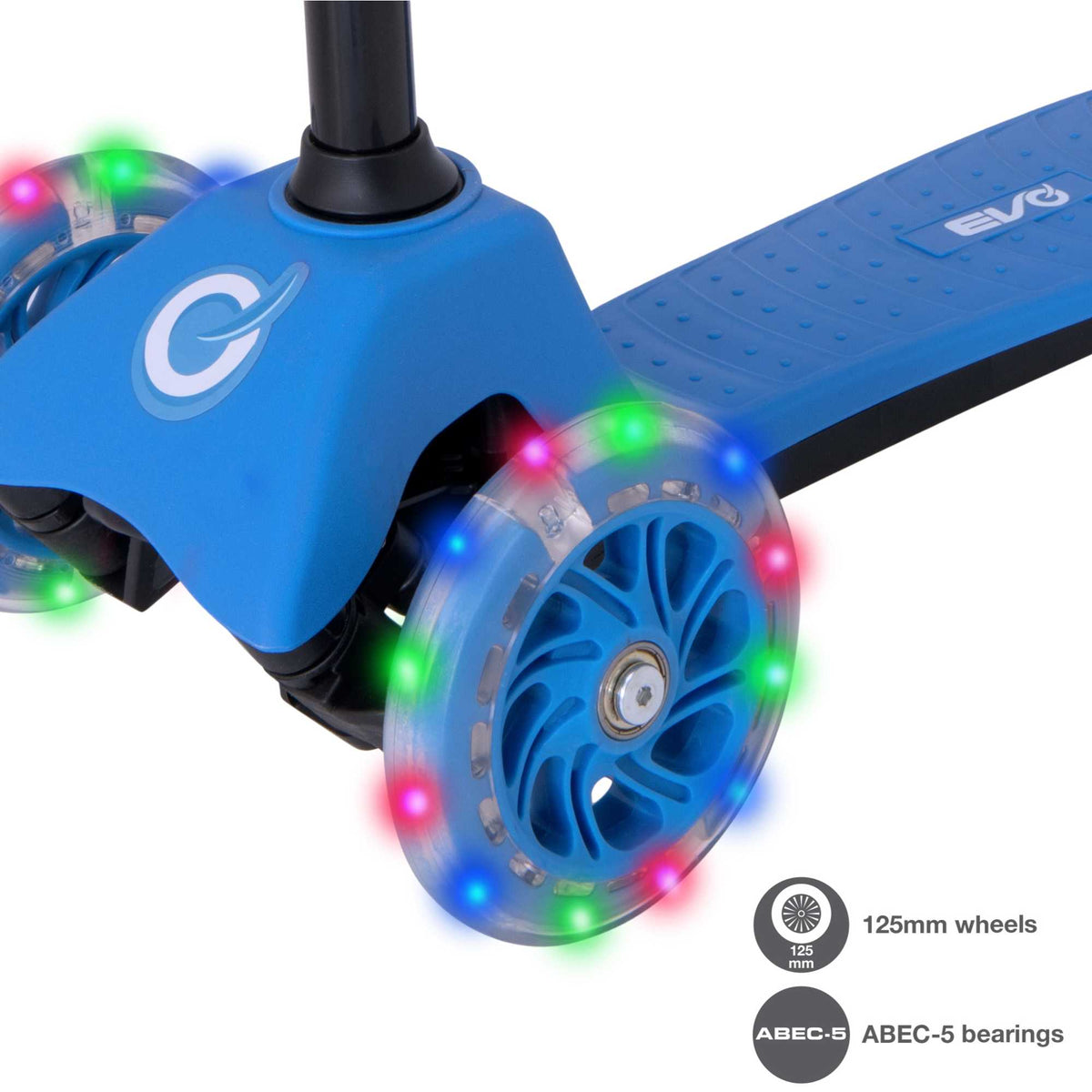 EVO Light Up Mini Cruiser Scooter  -  Baby Blue Scooters