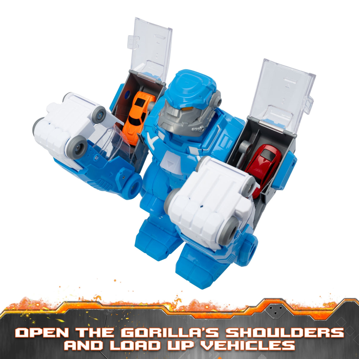 Teamsterz Robo Wreckers Gorilla Slam Playset - Includes Die-Cast Car Cars &amp; Transporters