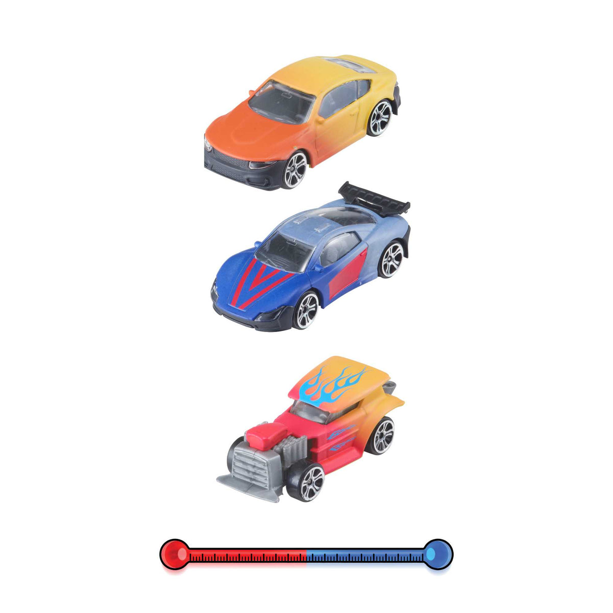 Teamsterz 3 Pack of Colour Changing Cars, featuring cars that change color with water, perfect for kids&#39; imaginative play and educational fun.