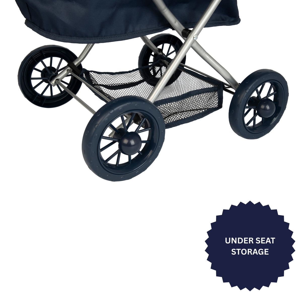 Dolly Tots Cutie Dolls Pram - Navy