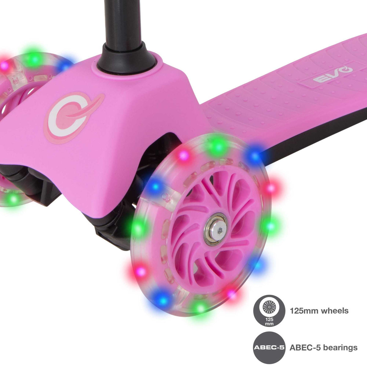 EVO Light Up Mini Cruiser Scooter  - Baby Pink