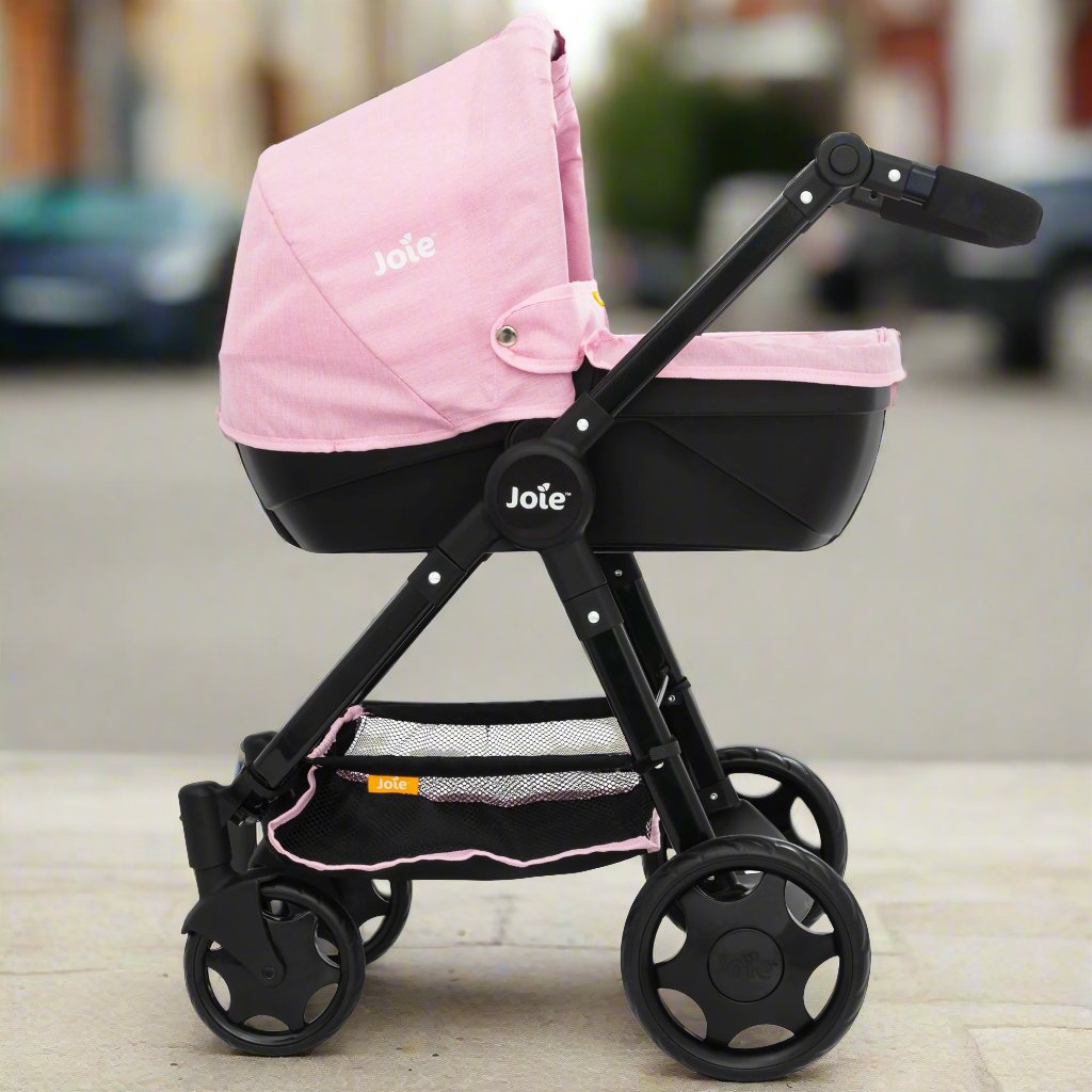 Joie Mytrax Dolls Pram - Pink &amp; Black