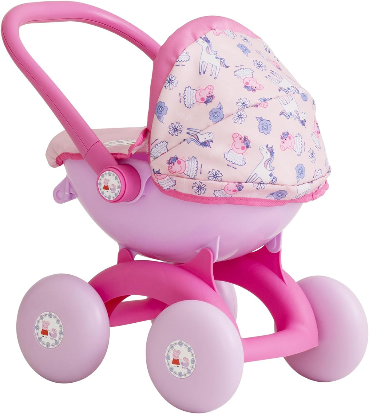 Peppa Pig 4 in 1 My First Dolls Pram - Pink