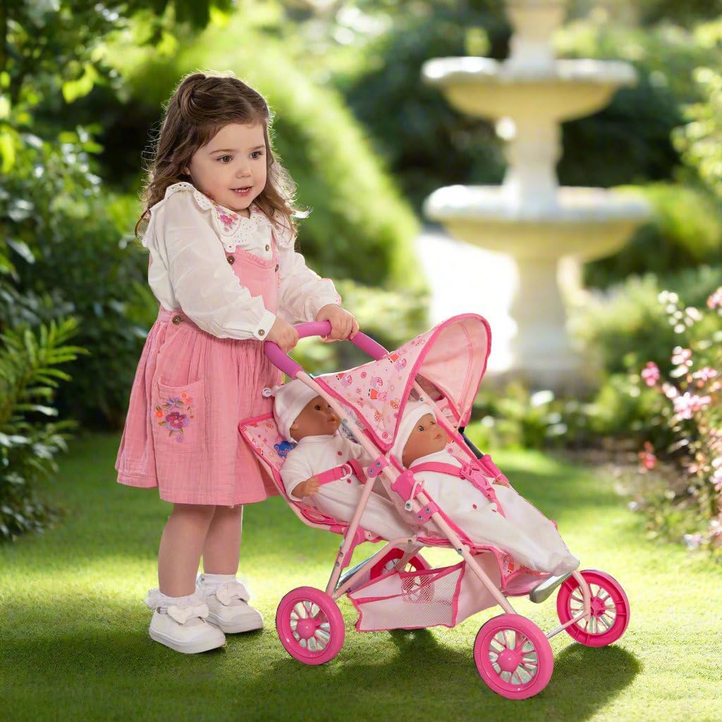 Peppa Pig Tandem Twin Doll Stroller