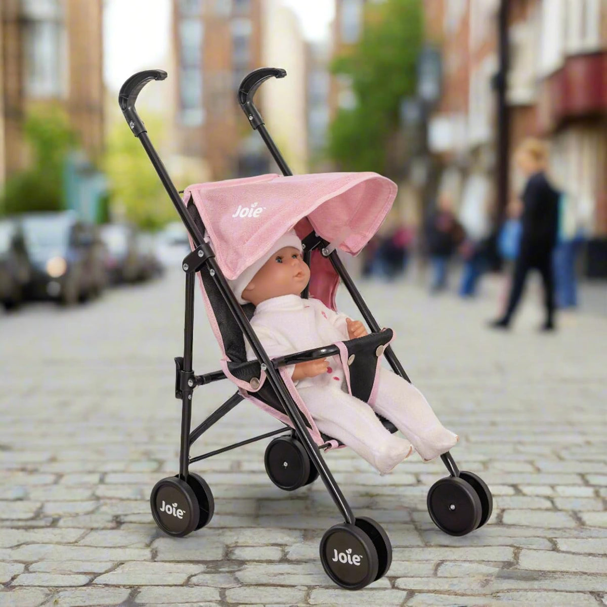 Joie Single Mini Pushchair - Black &amp; Pink Pushchairs