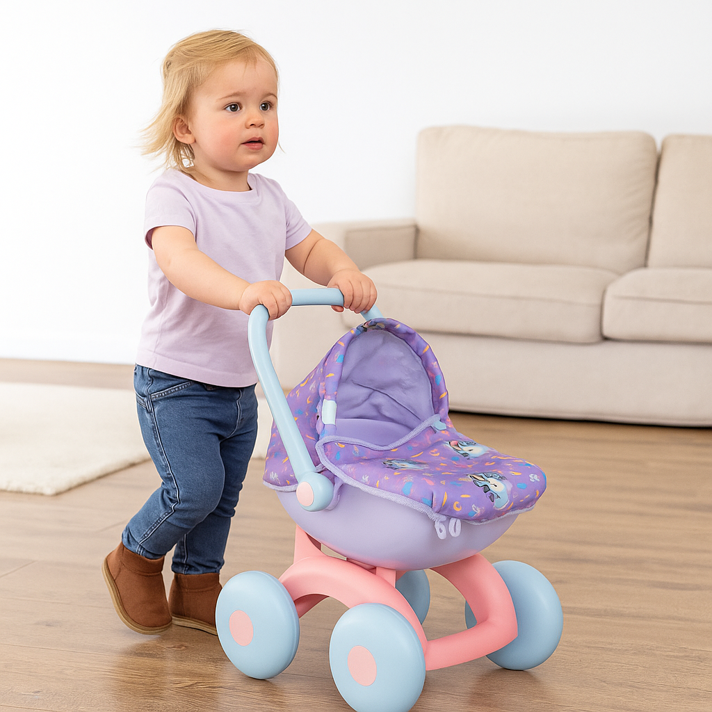 Bluey 4-in-1 Childrens Dolls Pram Prams
