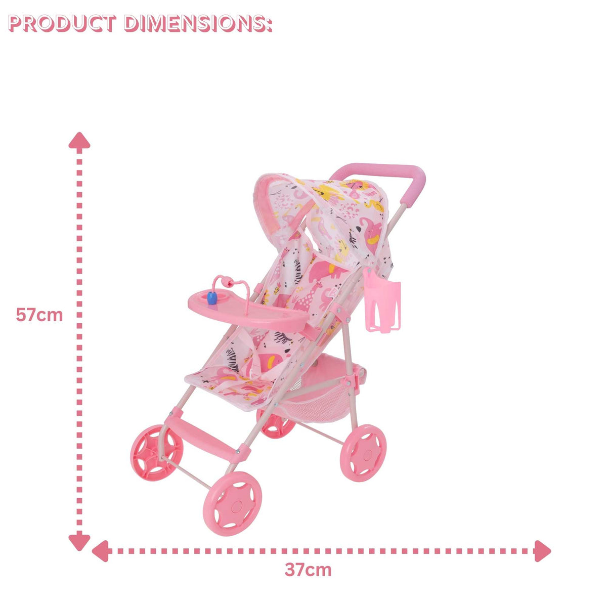BabyBoo Jungle Playtime Dolls Pushchair Pushchairs