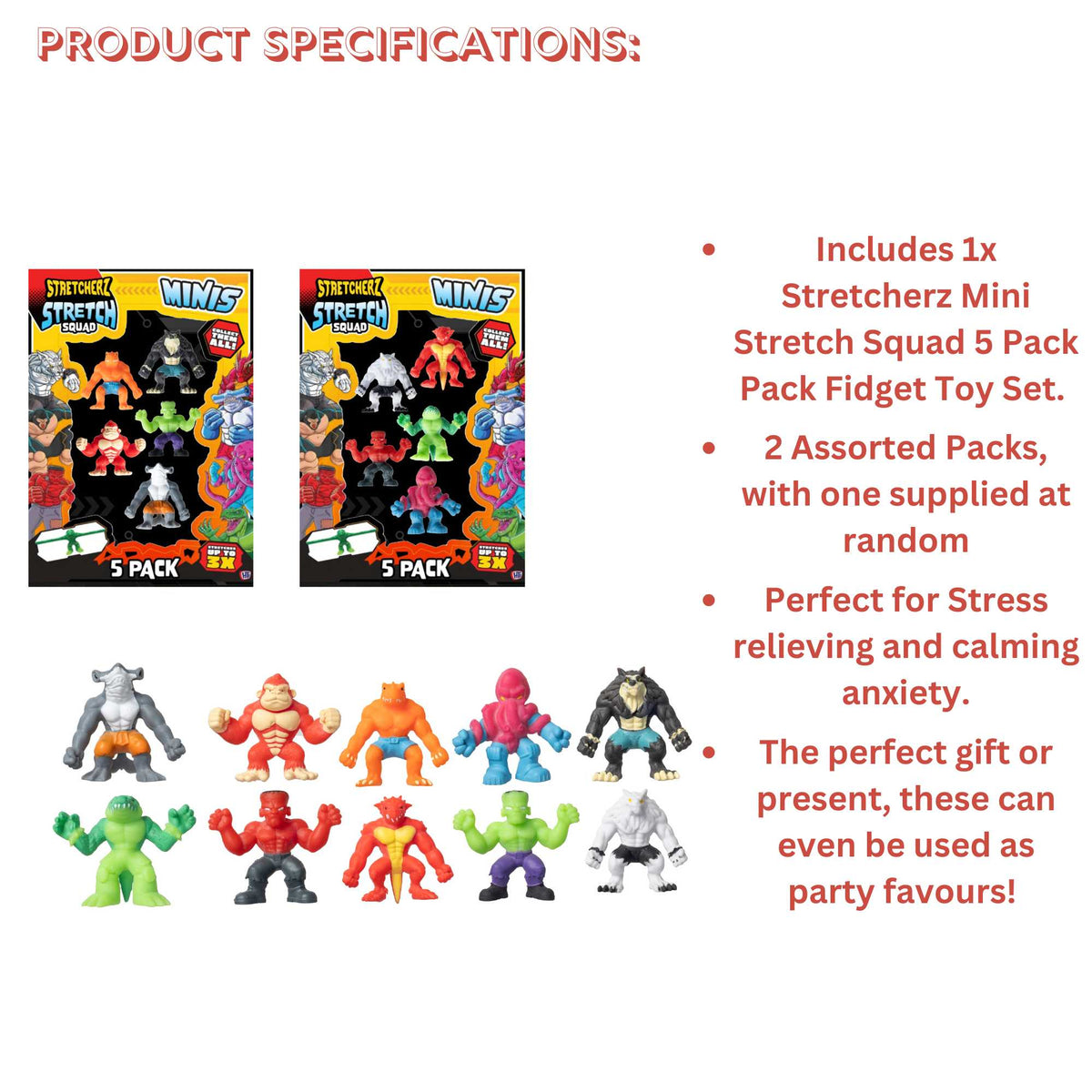 Stretcherz Mini Stretch Squad - 5 Pack