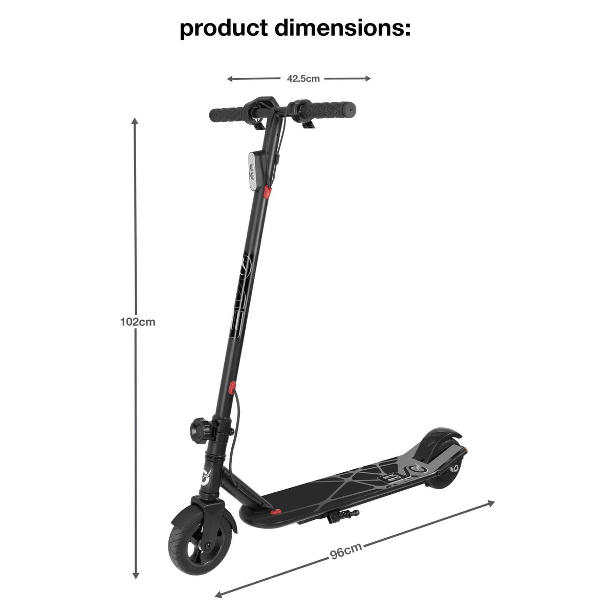 EVO VT3 E-Scooter - Black