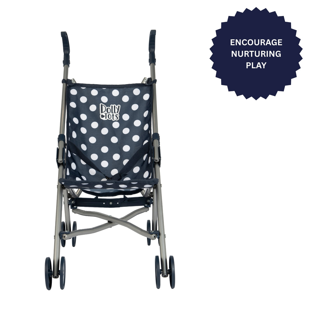 Dolly Tots Dolls Single Stroller - Navy