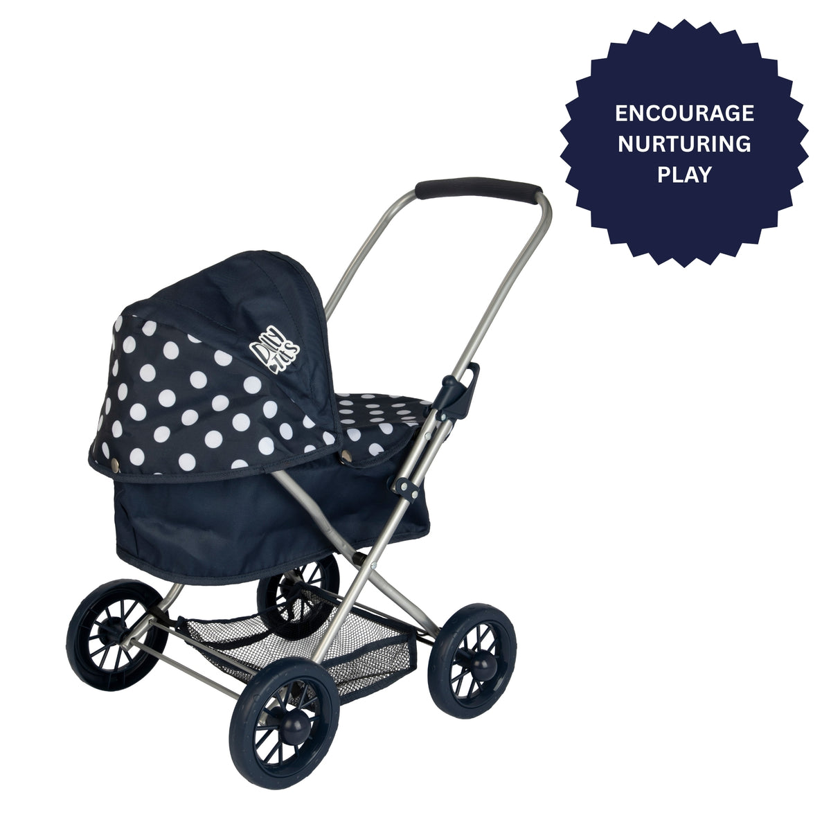 Dolly Tots Cutie Dolls Pram - Navy