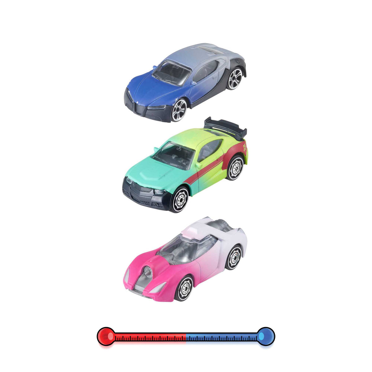 Teamsterz Colour Change Cars Playset - 3 Water Activated Colour Changing Cars Cars &amp; Transporters