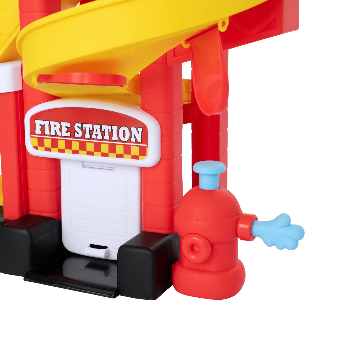 Tiny Teamsterz Beep &amp; Go Fire Station HQ - Includes 1 Fire Engine Cars &amp; Transporters