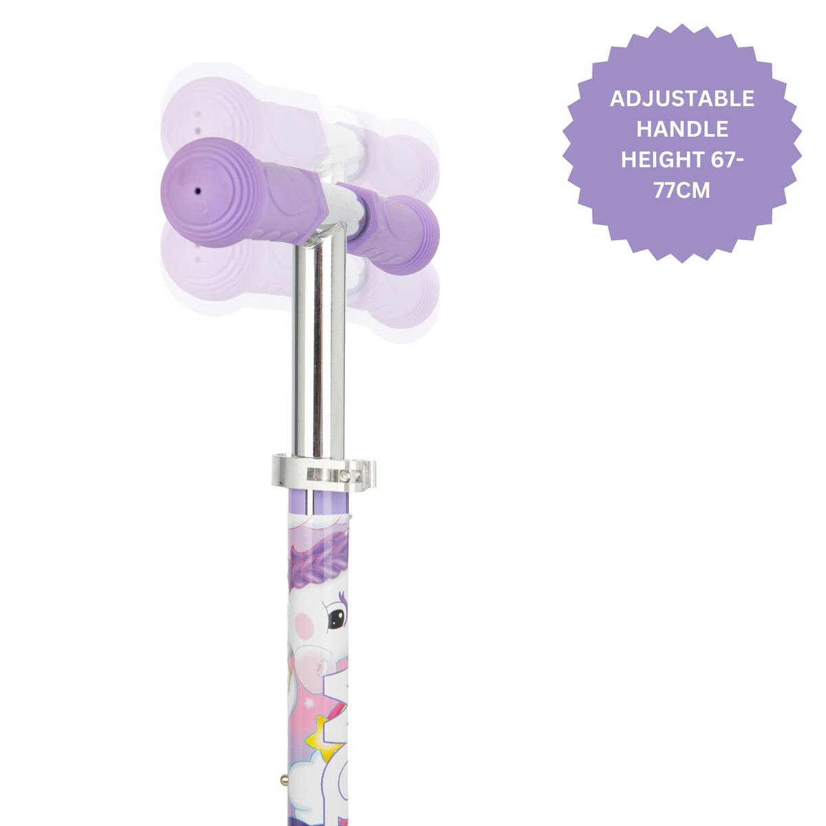 ATOM Light Up Inline Childrens Scooter - Unicorn
