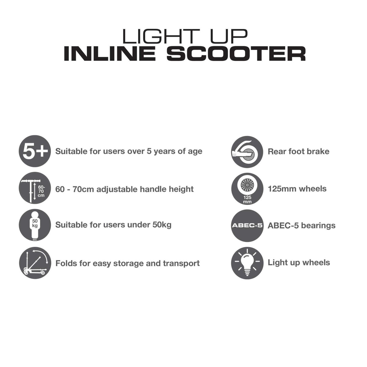 EVO Light Up Inline Scooter - Dinosaur Scooters